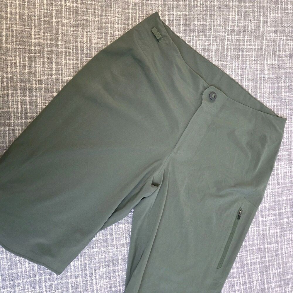 Patagonia Dirt Roamer Bike Shorts Women's 12 (SEE DESC) Green 11¾" Ins Mountain